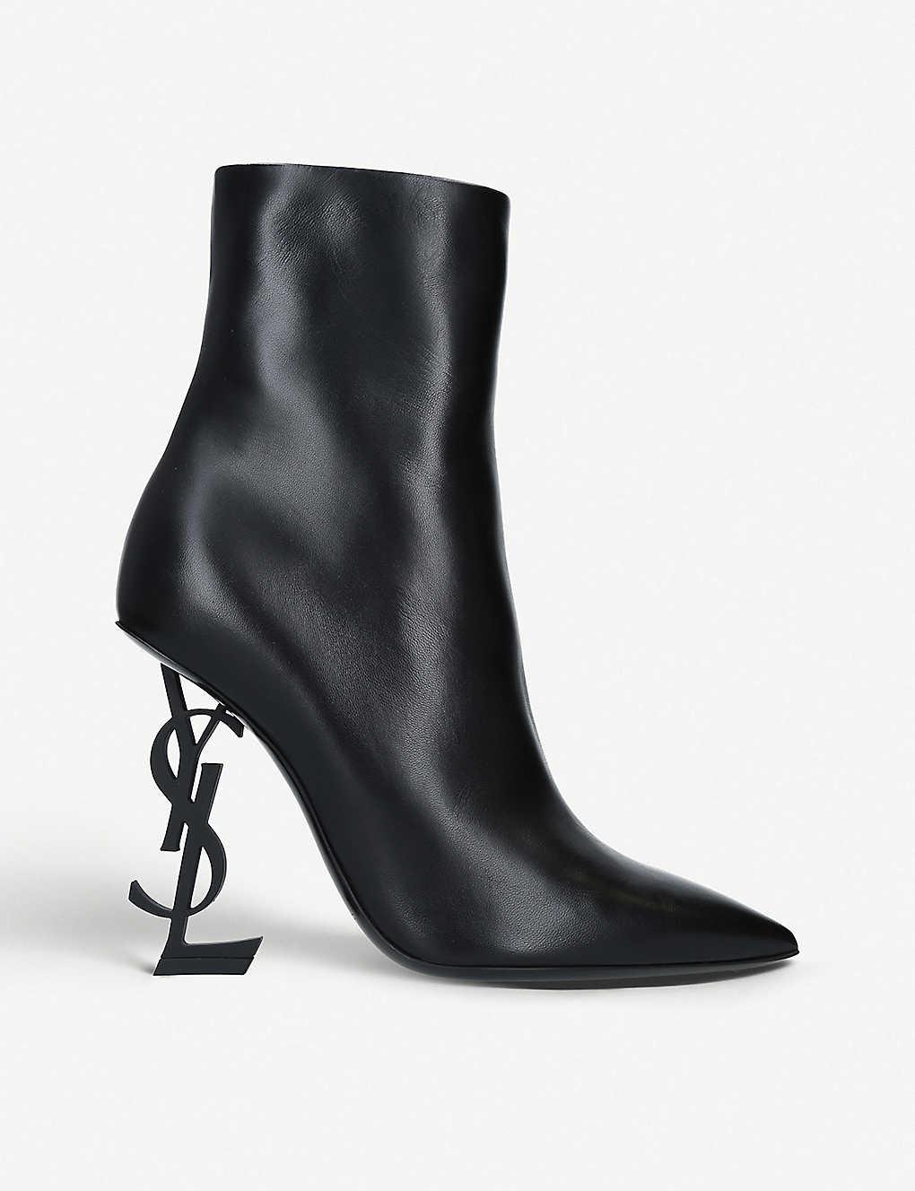 ysl boot heels