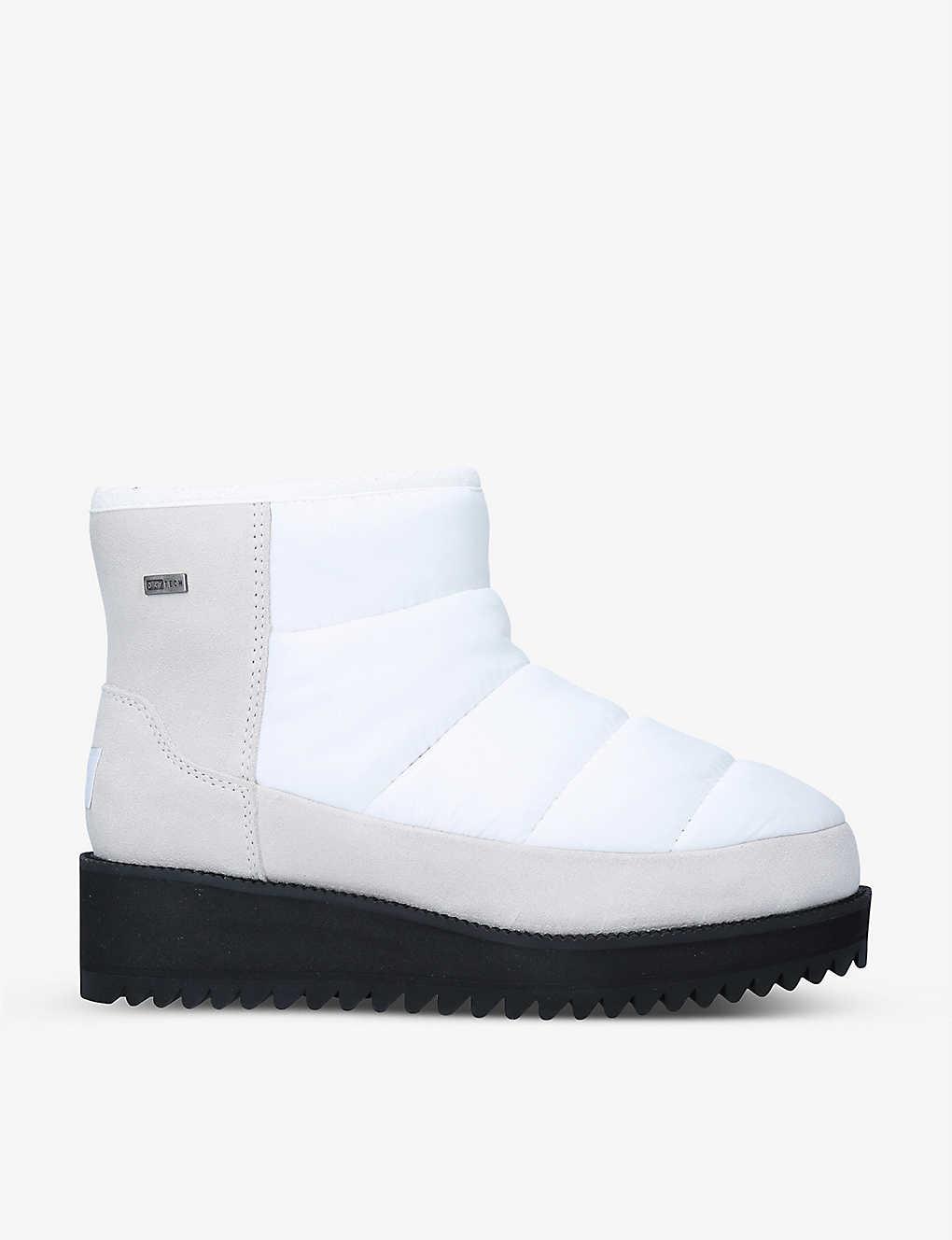 UGG Ridge Mini Padded Snow Boots in White - Lyst