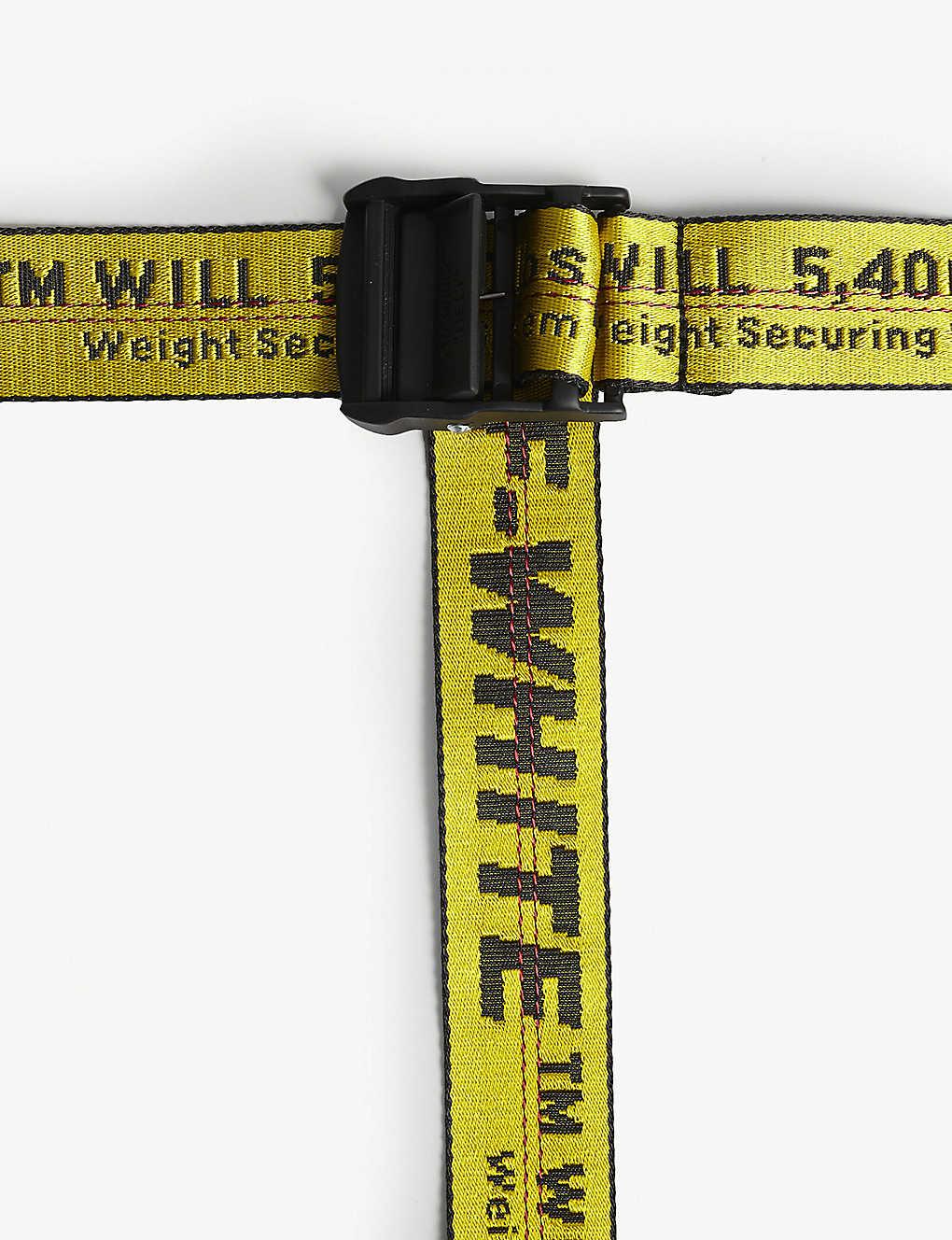 Off-White c/o Virgil Abloh Classic Industrial Belt - Yellow Belts,  Accessories - WOWVA54223