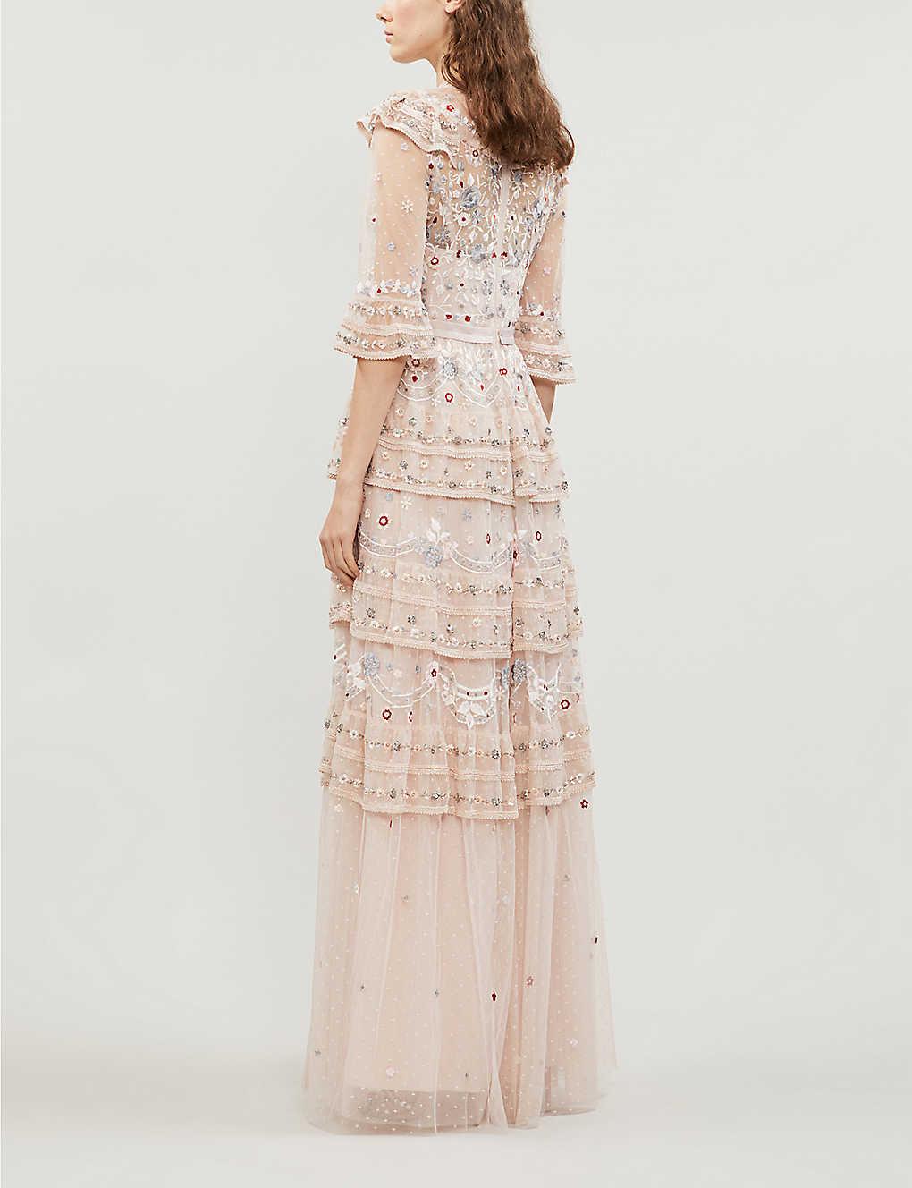 Needle \u0026 Thread Eden Tiered Embellished 