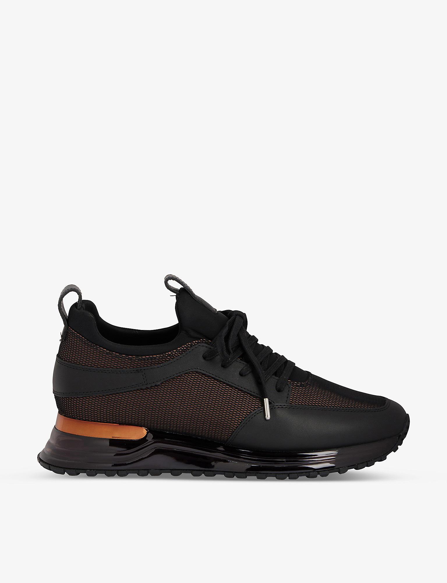 Mallet Archway 2.0 Gas Mesh And Leather Trainers in Black for Men