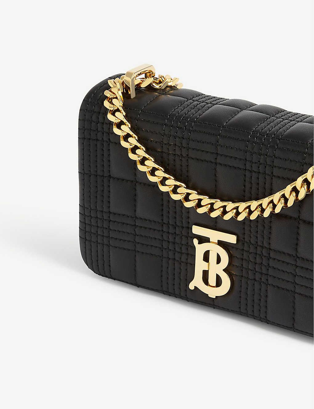 burberry lola mini leather shoulder bag