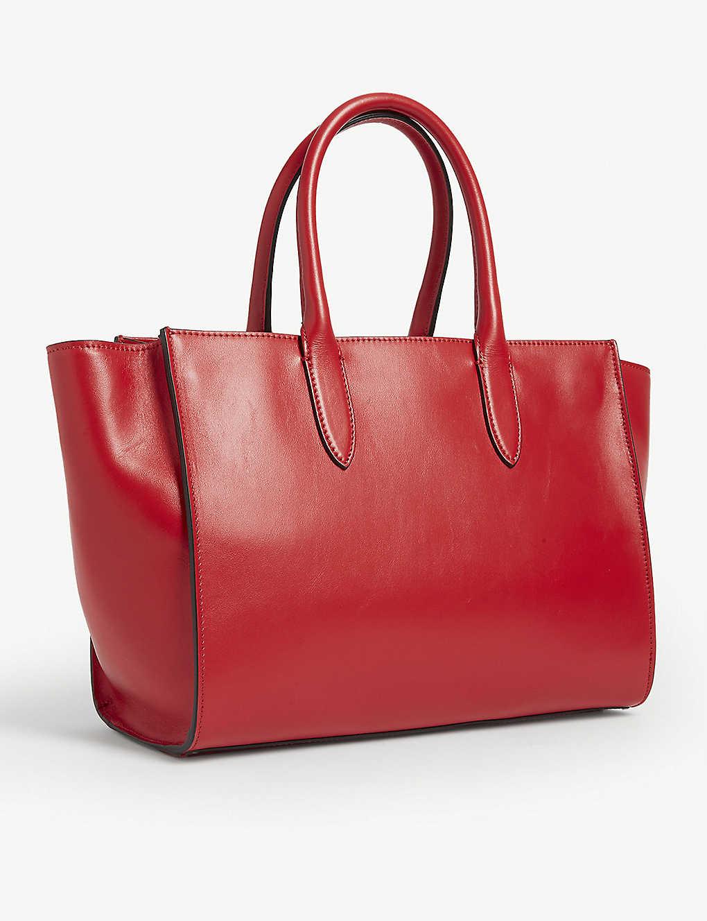 Zadig & Voltaire Leather Candide Medium Tote Bag in Passion (Red) - Lyst