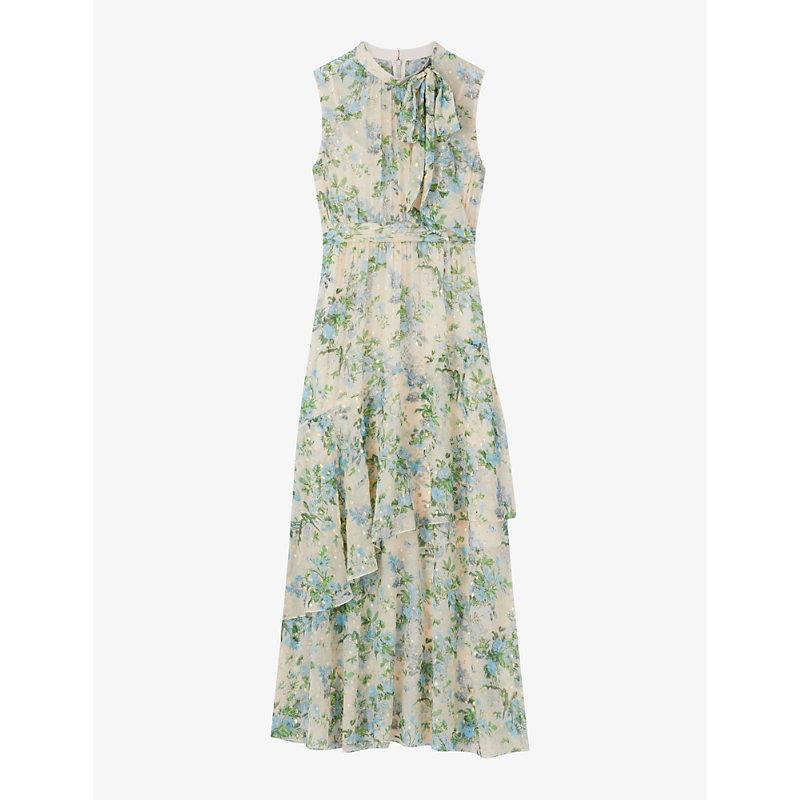 【LK BENNETT】ティリー シルクブレンド フローラルドレス lk-bennett-MULTI-Flori-Silk-