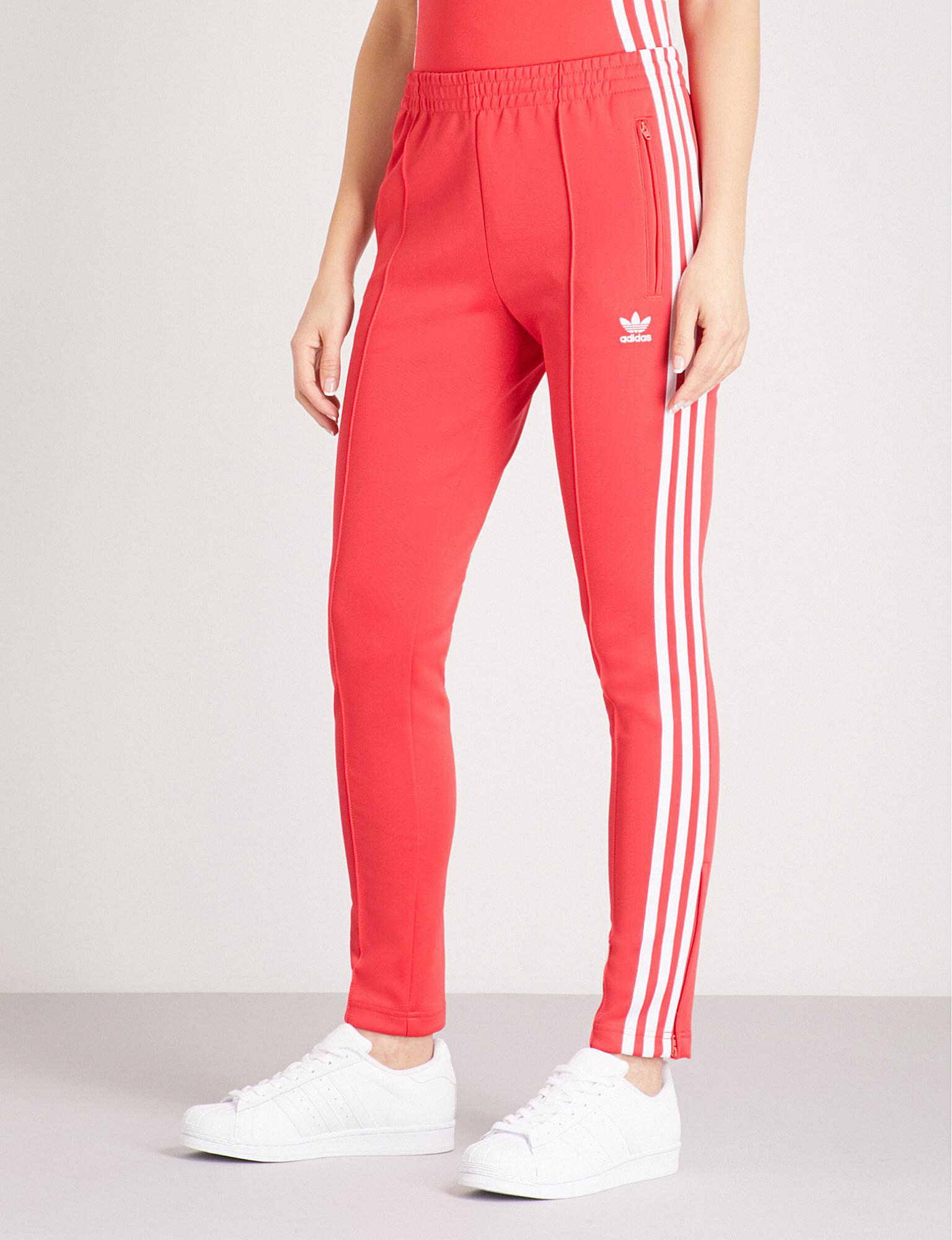 red adidas bottoms