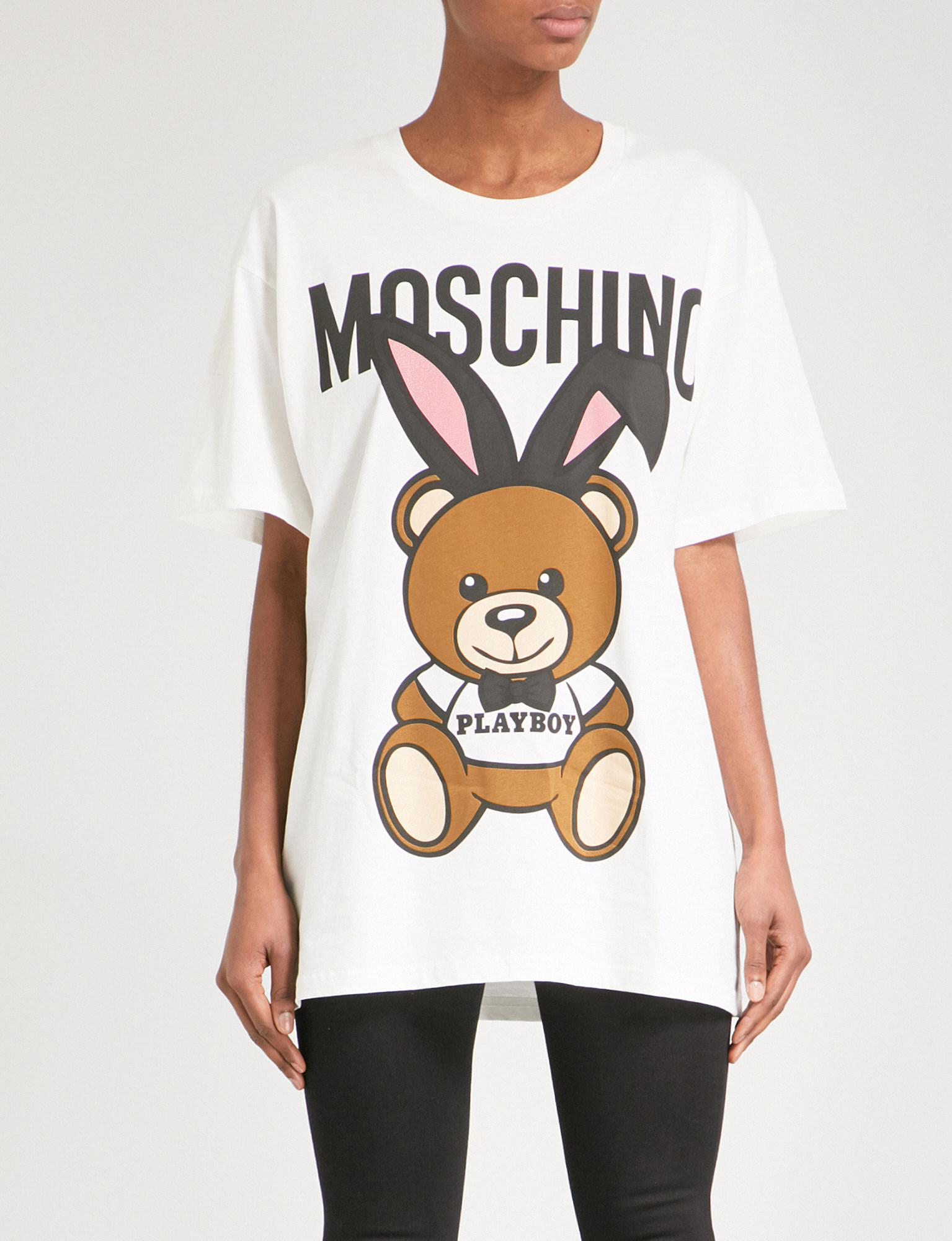 Moschino Teddy Bunny Ears Cotton-jersey 