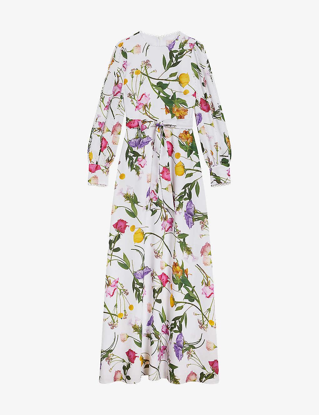 Ted baker hotsell white maxi dress