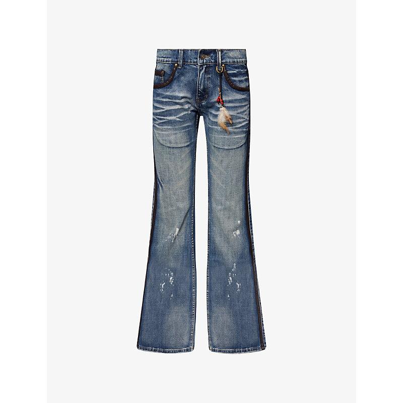【JADED LONDON】Washed Drift Flared Jeans メンズジーンズ Washed Black Drift Jeans | Jaded London | Clothing