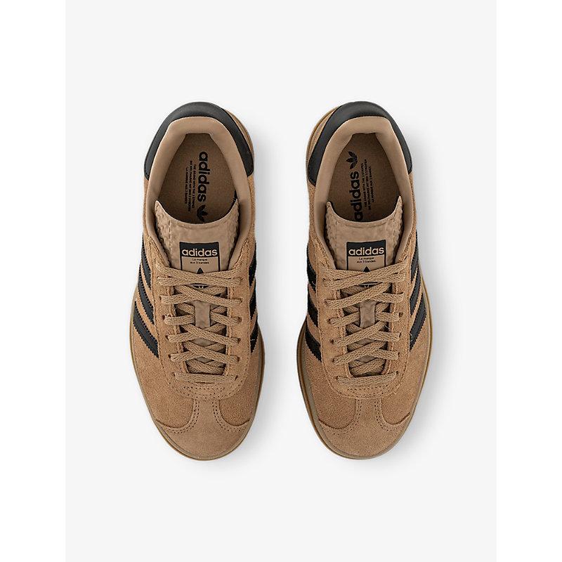 adidas Gazelle Bold Suede Trainers in Brown | Lyst
