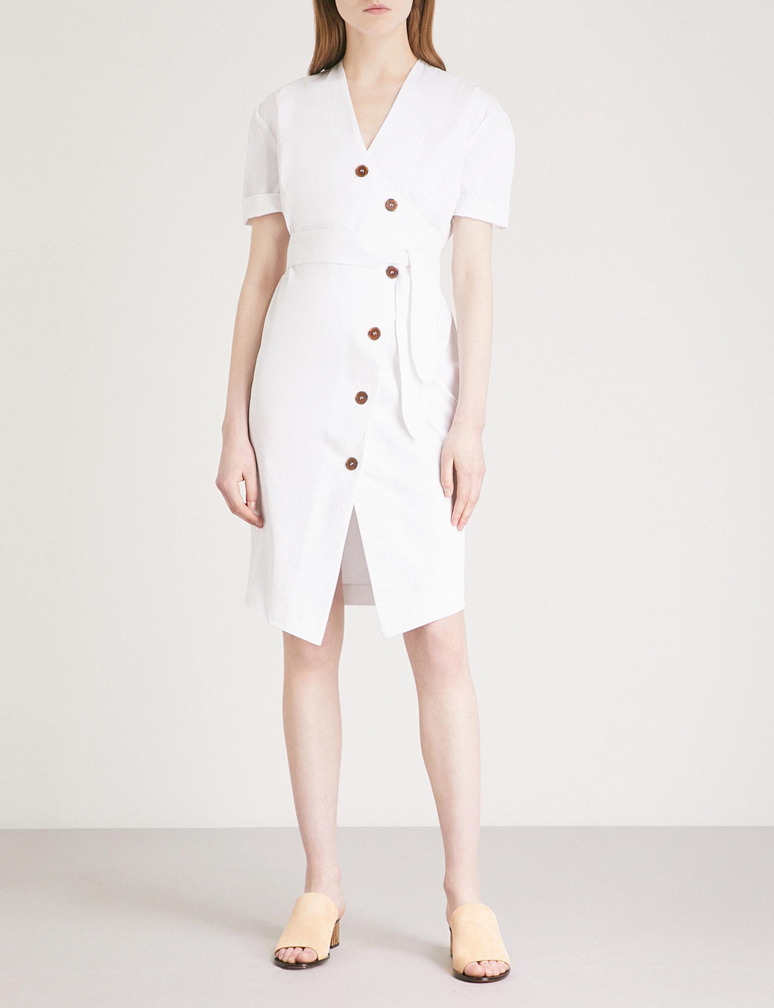 nanushka white dress