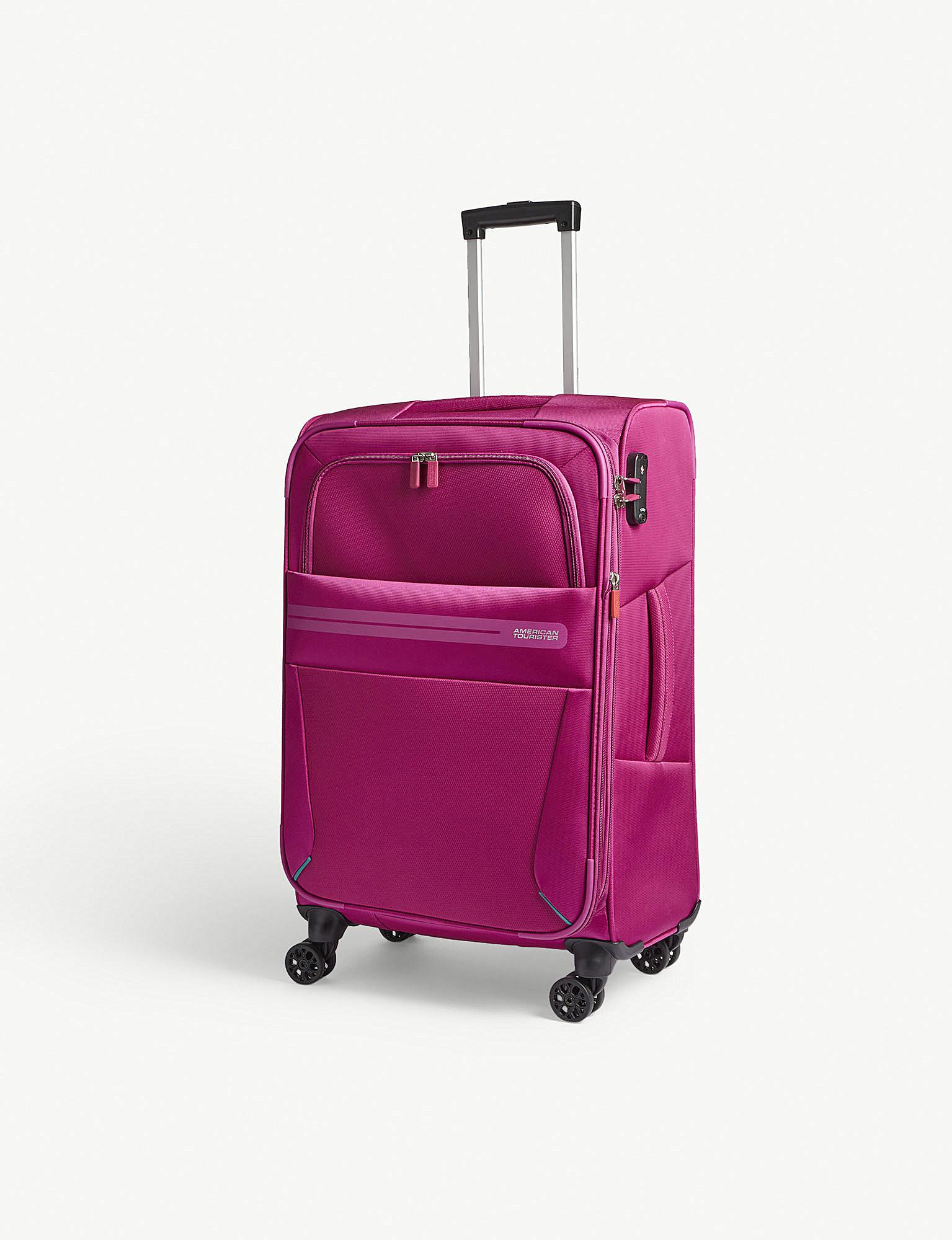 American Tourister Canvas Summer Voyager Four-wheel Suitcase 68cm in Deep  Pink (Pink) | Lyst