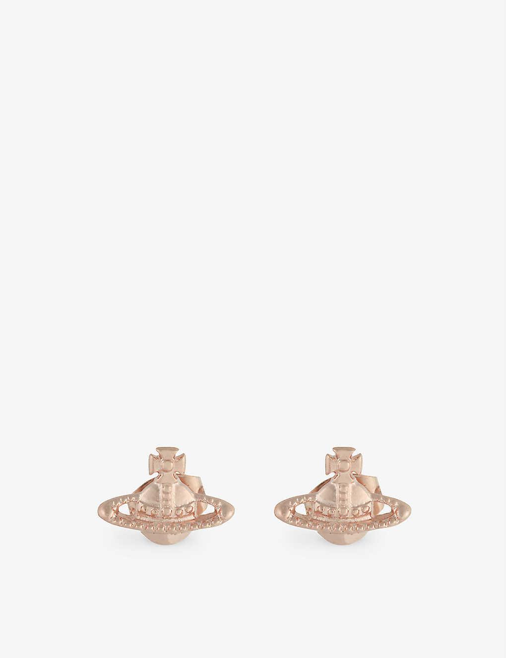 Vivienne Westwood Farah Rose -toned Brass Earrings in Natural | Lyst
