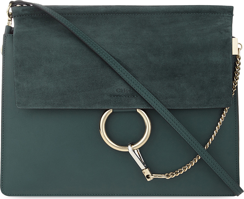 chloe faye bag green