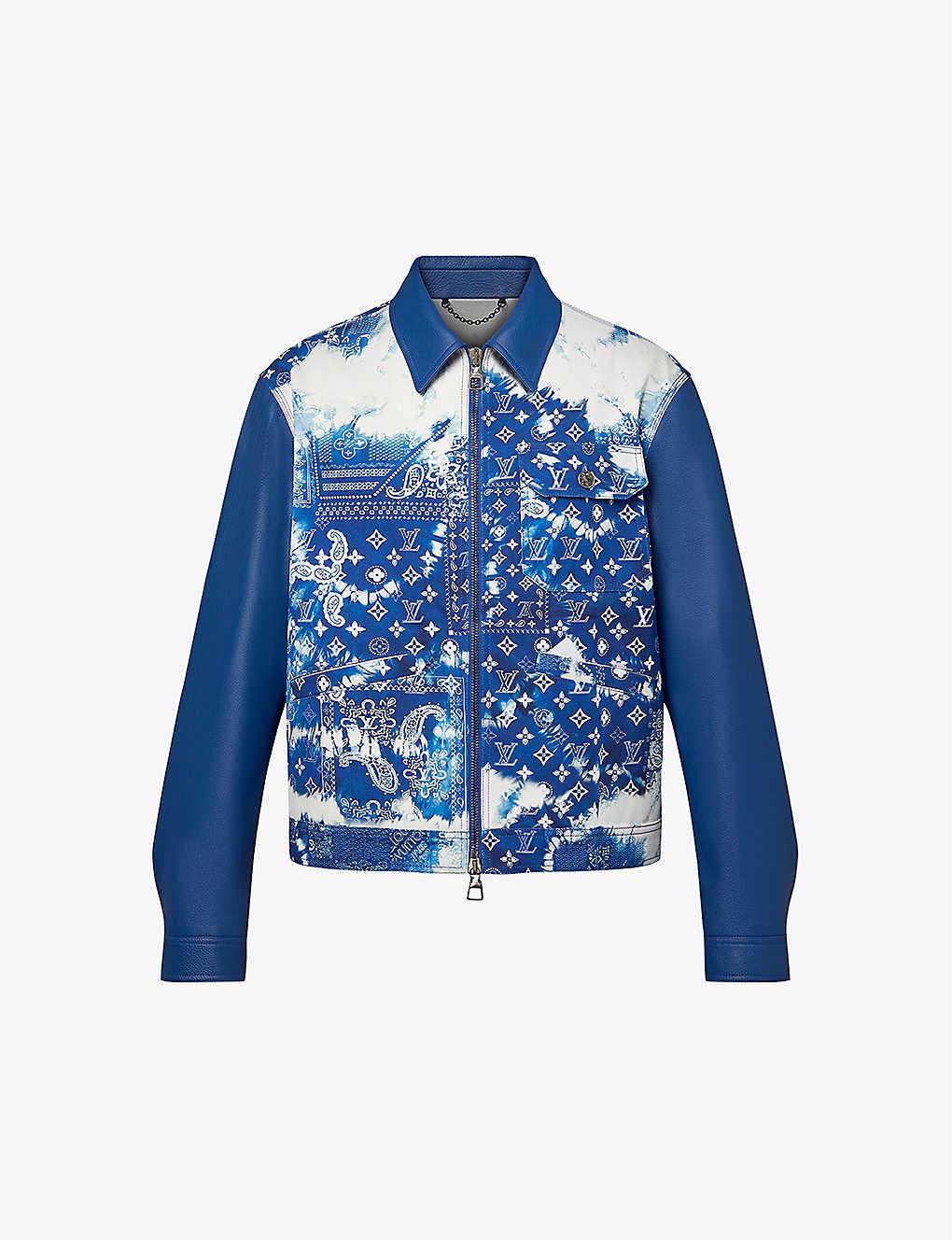 Louis Vuitton Men's Intarsia Blouson Jacket