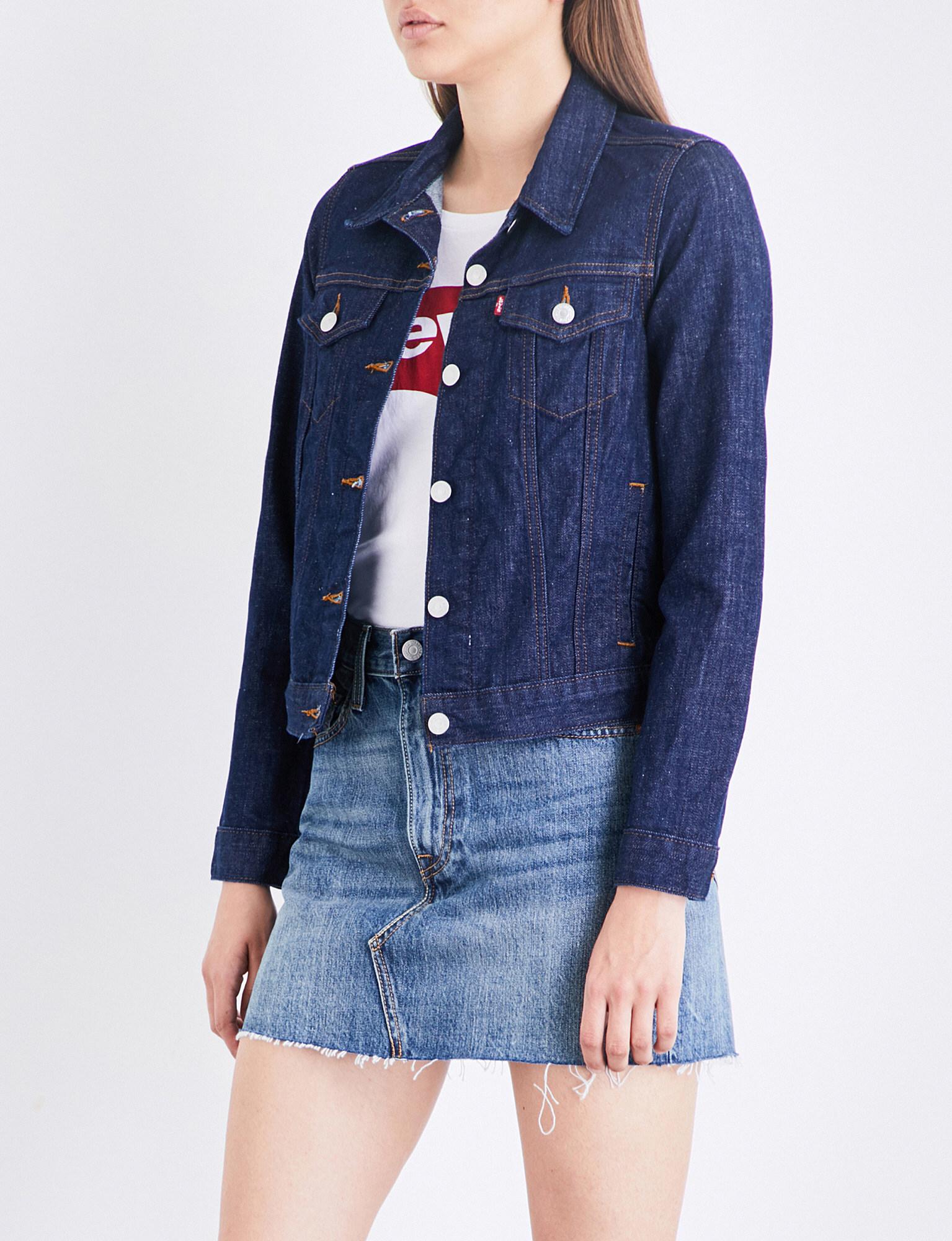 levi's stretch denim jacket