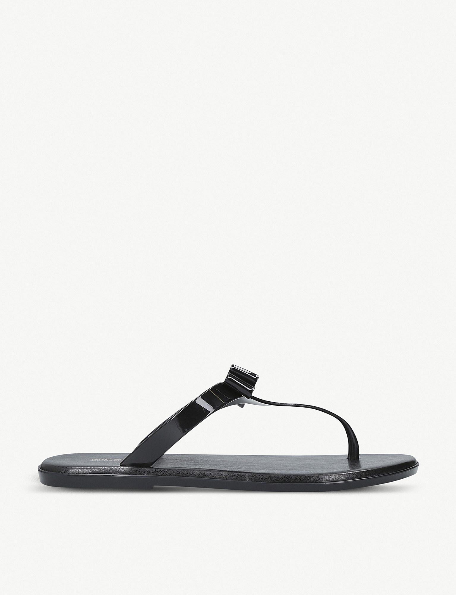 michael kors white jelly sandals