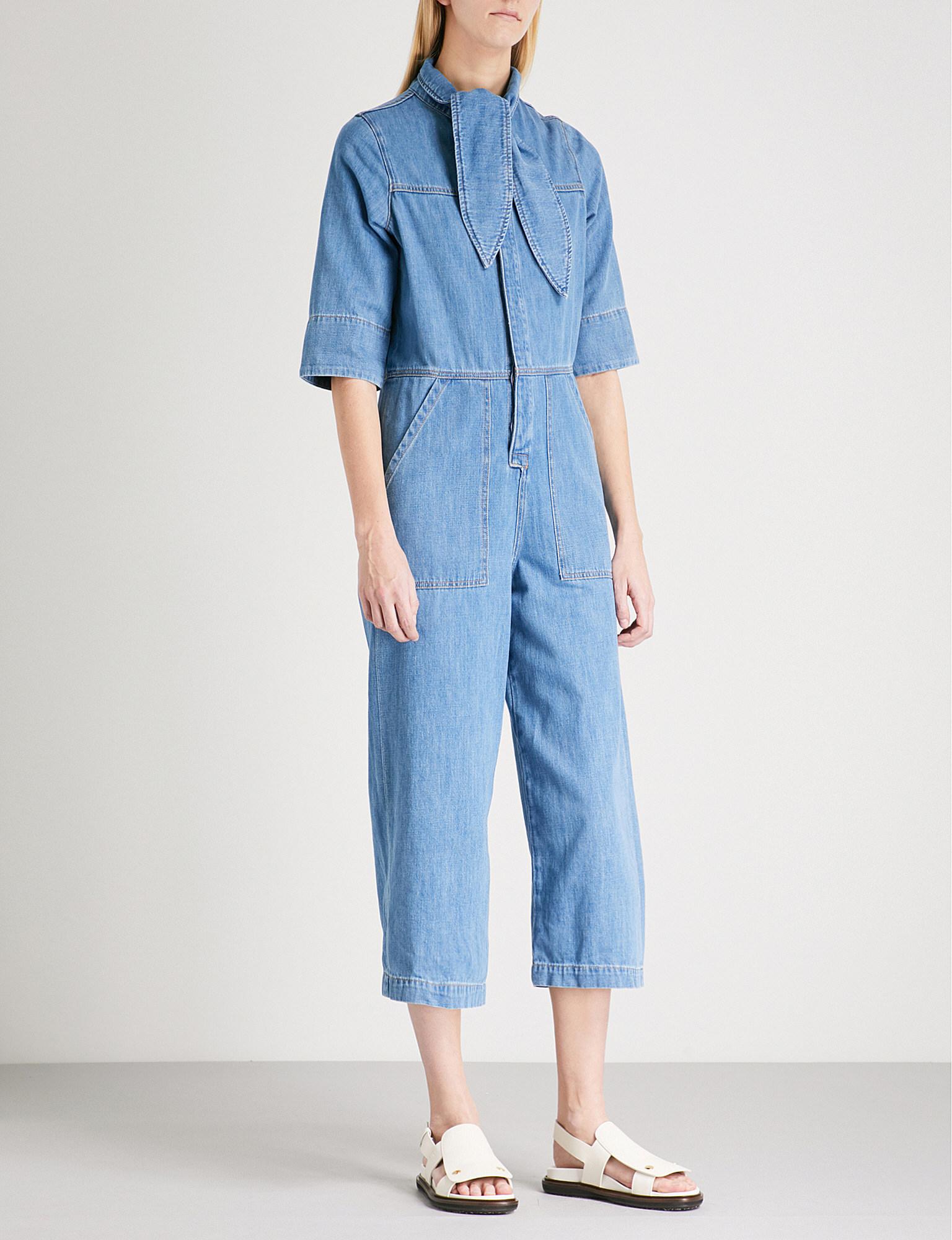 mih denim jumpsuit