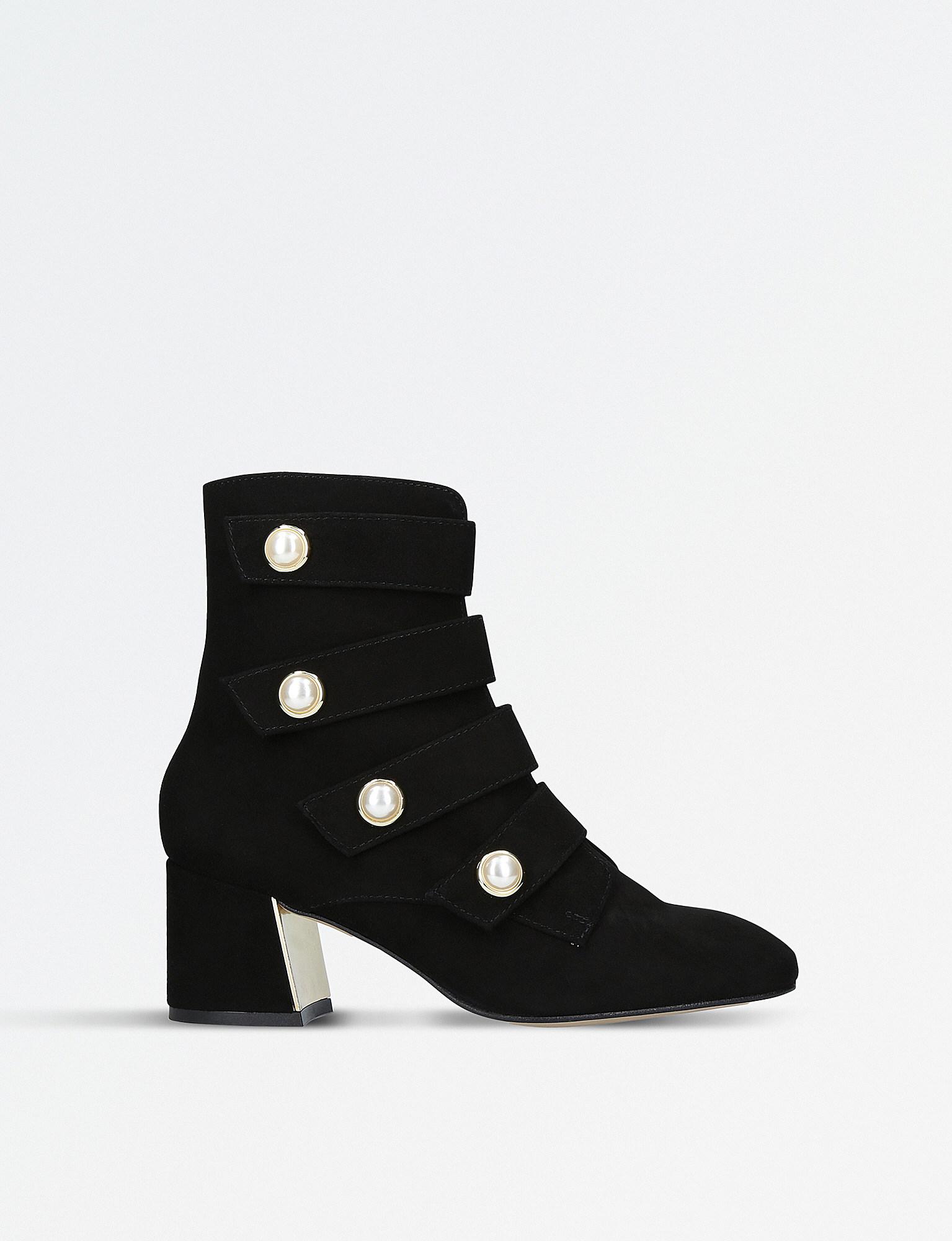 Carvela Kurt Geiger Spandau Militaryinspired Suede Ankle Boots in