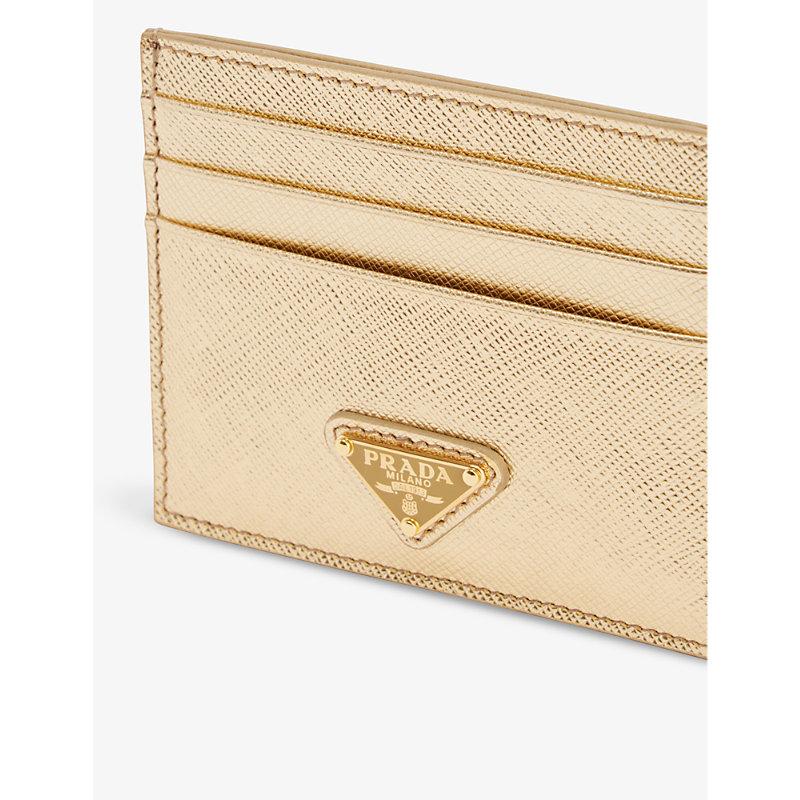 Saffiano leather card holder