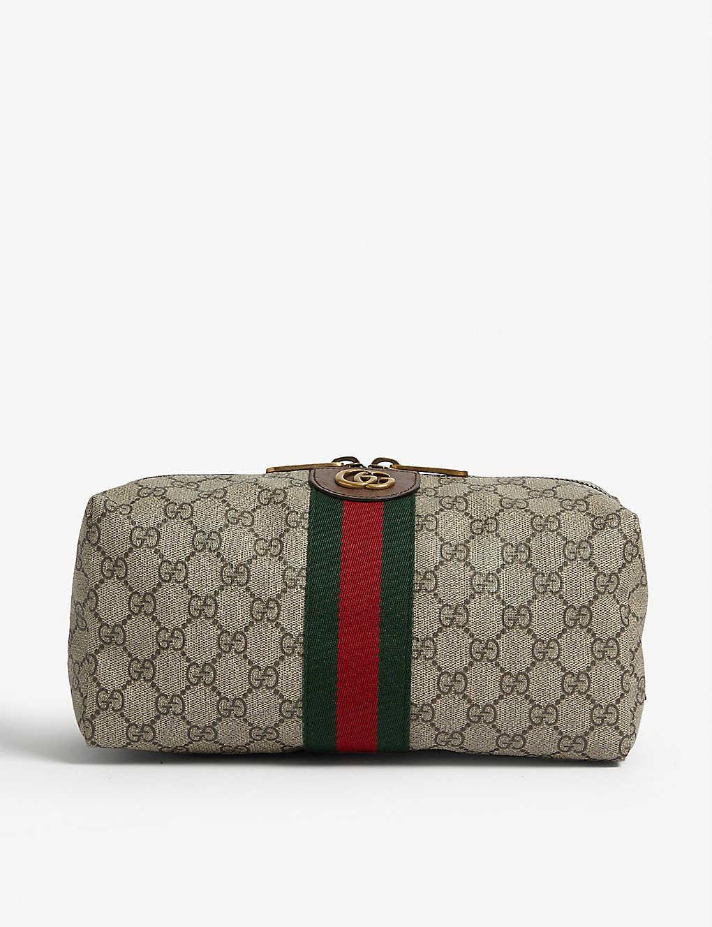 Gucci Canvas Ophidia GG Toiletry Case 