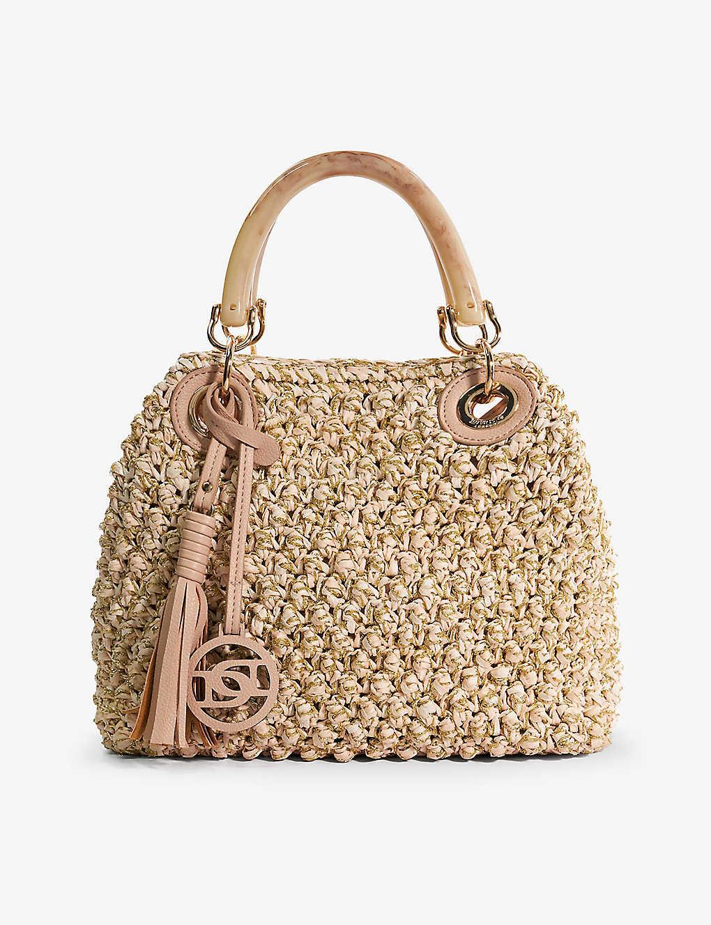 Dune straw bag sale