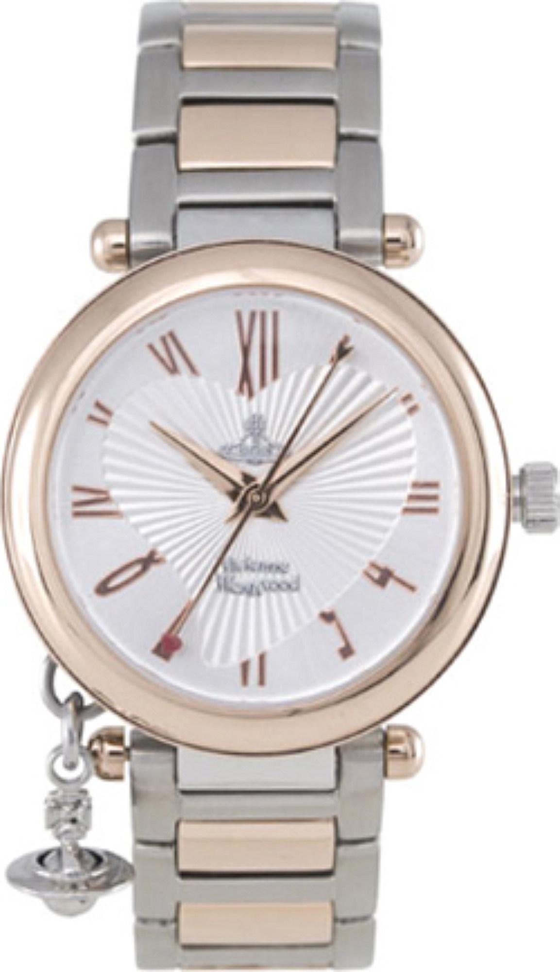 Vivienne westwood Orb Rose Gold And Silver Ladies' Watch in Metallic Lyst
