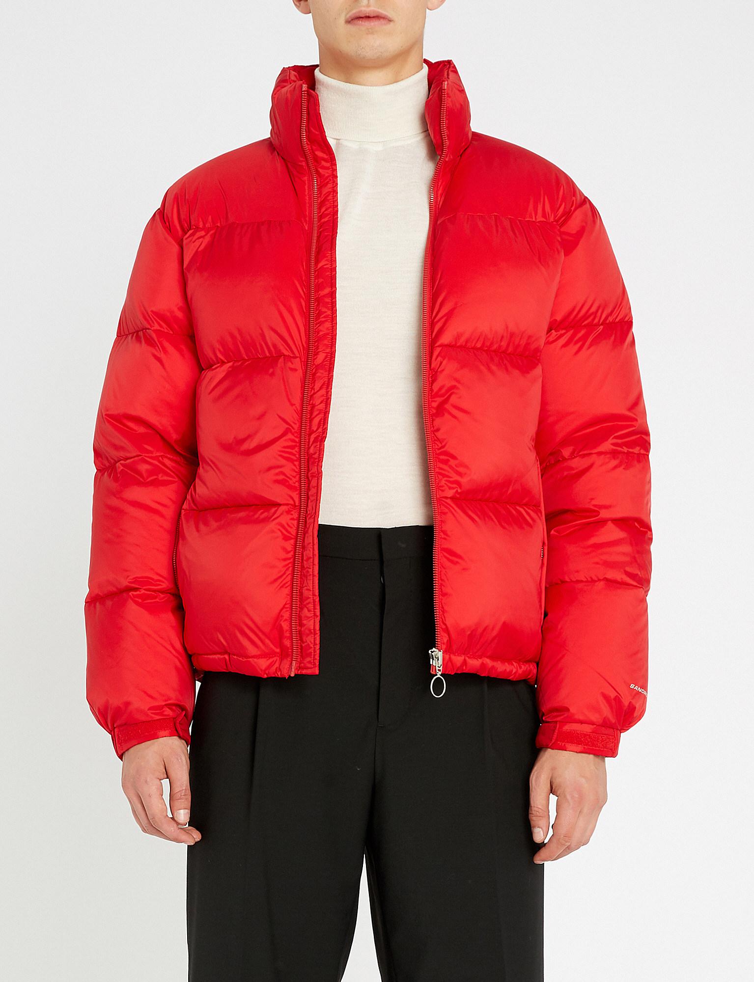 sandro down jacket
