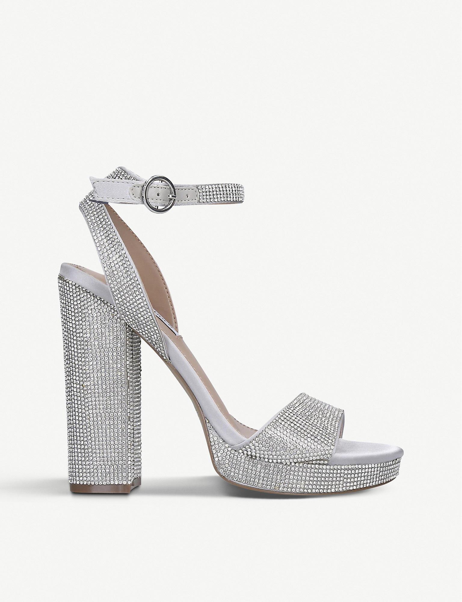 steve madden embellished heels