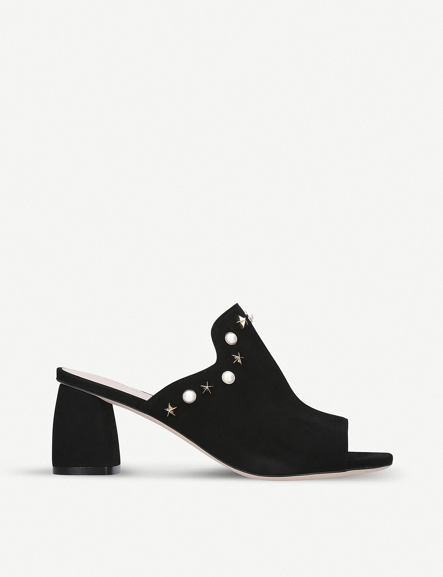 stuart weitzman black mules