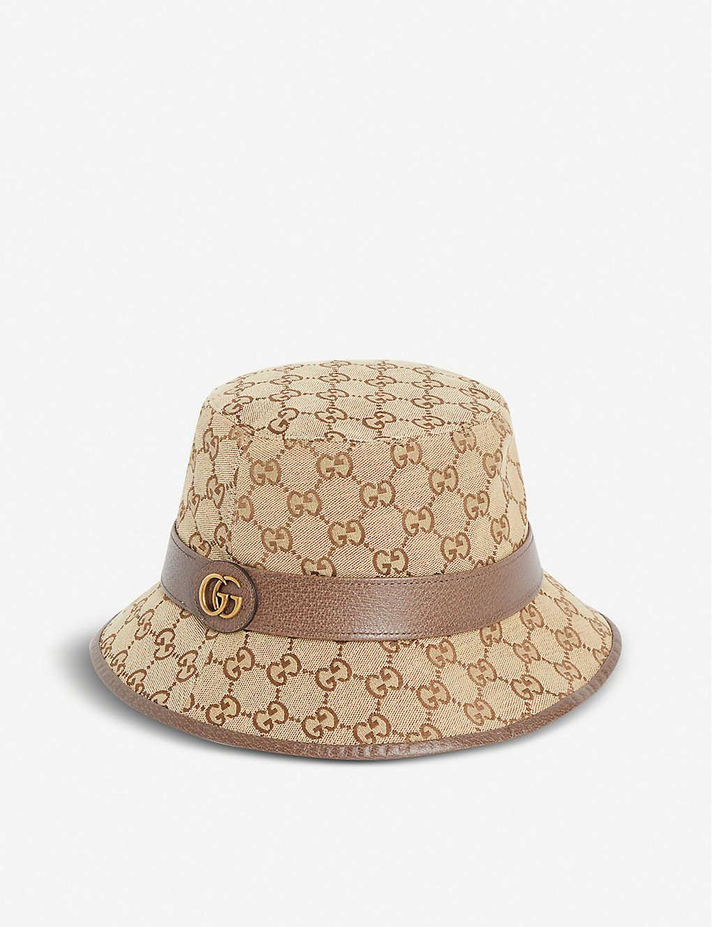 gucci monogram bucket hat