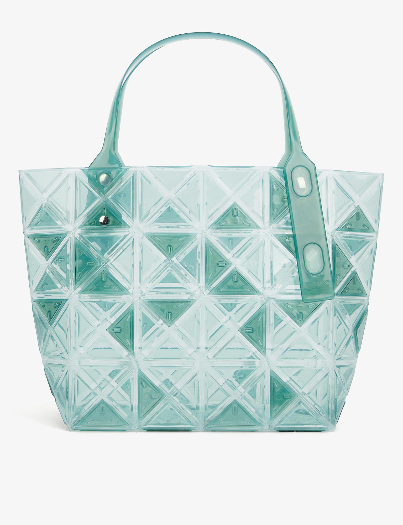 Bao Bao Issey Miyake Dazzle Brand-tag Shell Tote Bag in Green | Lyst