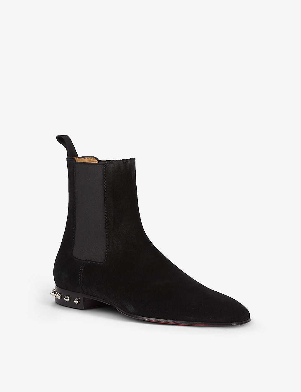 Christian Louboutin Roadie Flat  Red bottom heels christian louboutin,  Christian louboutin men, Chelsea boots