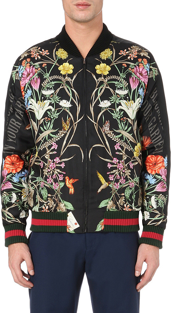 gucci flower jacket