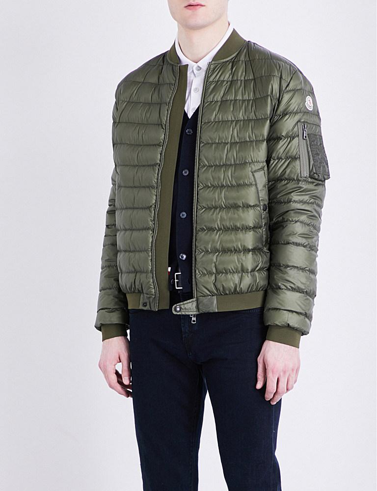 Moncler Aidan Quilted Shell Bomber 