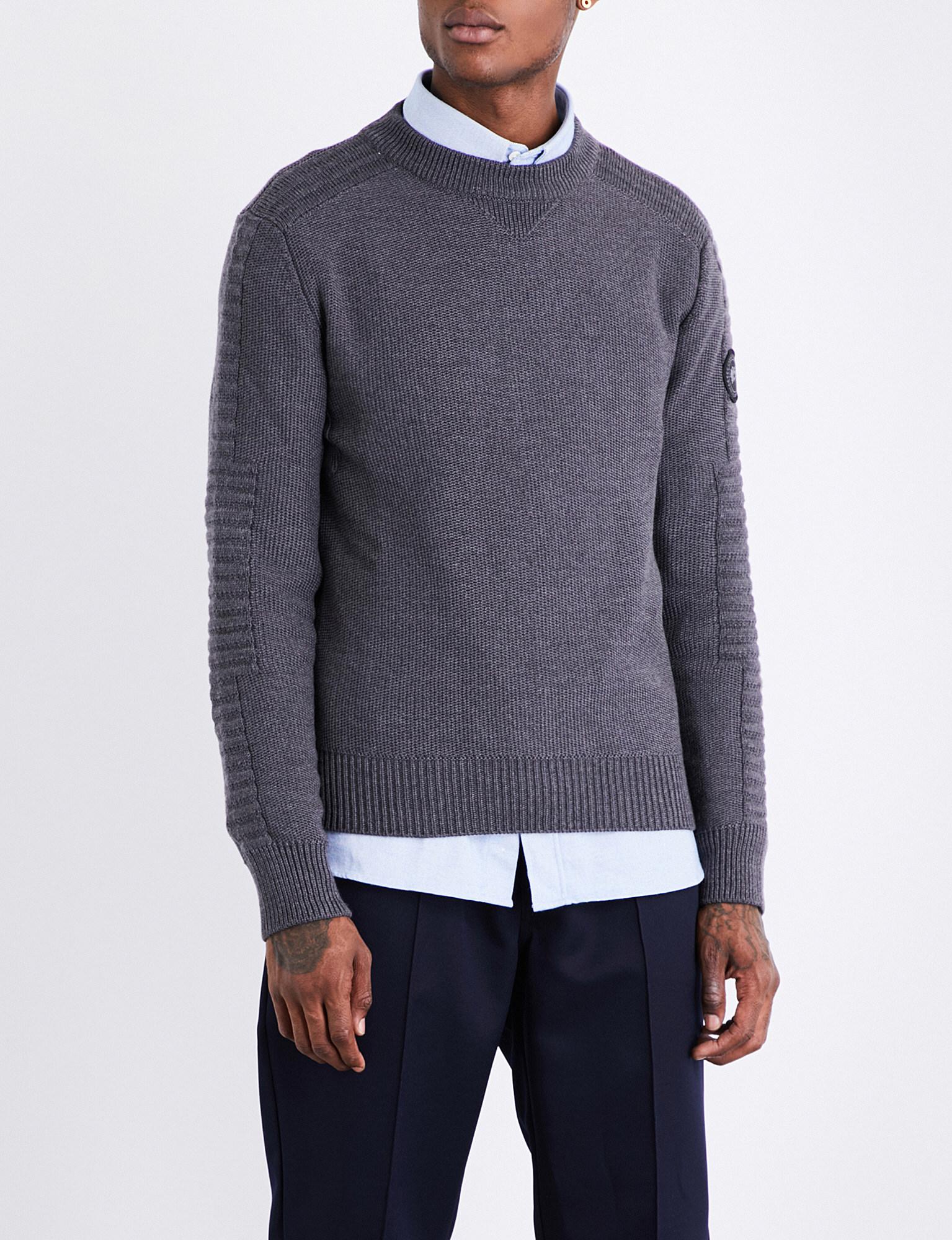 Canada Goose Paterson Wool Jumper in Gray for Men Lyst