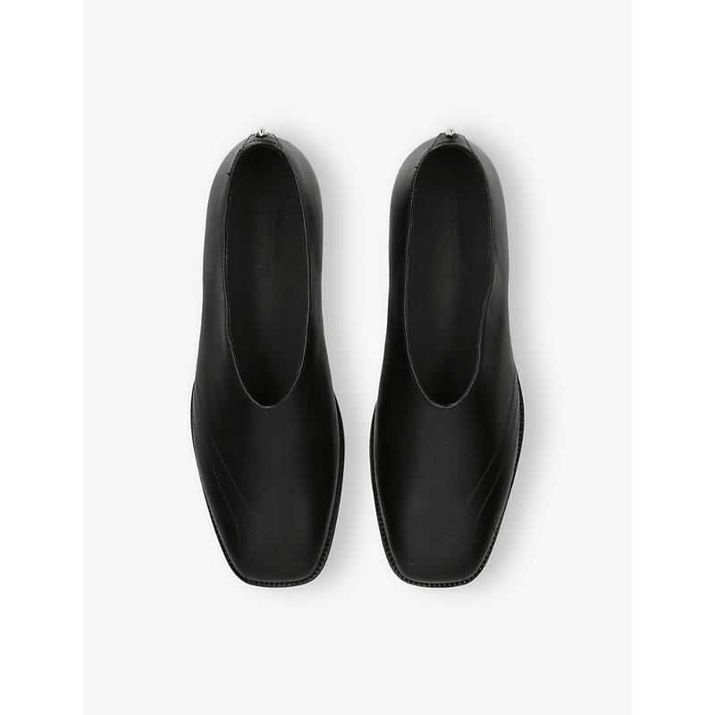 Collegium Aether Slip-On Leather Loafers in Black for Men | Lyst