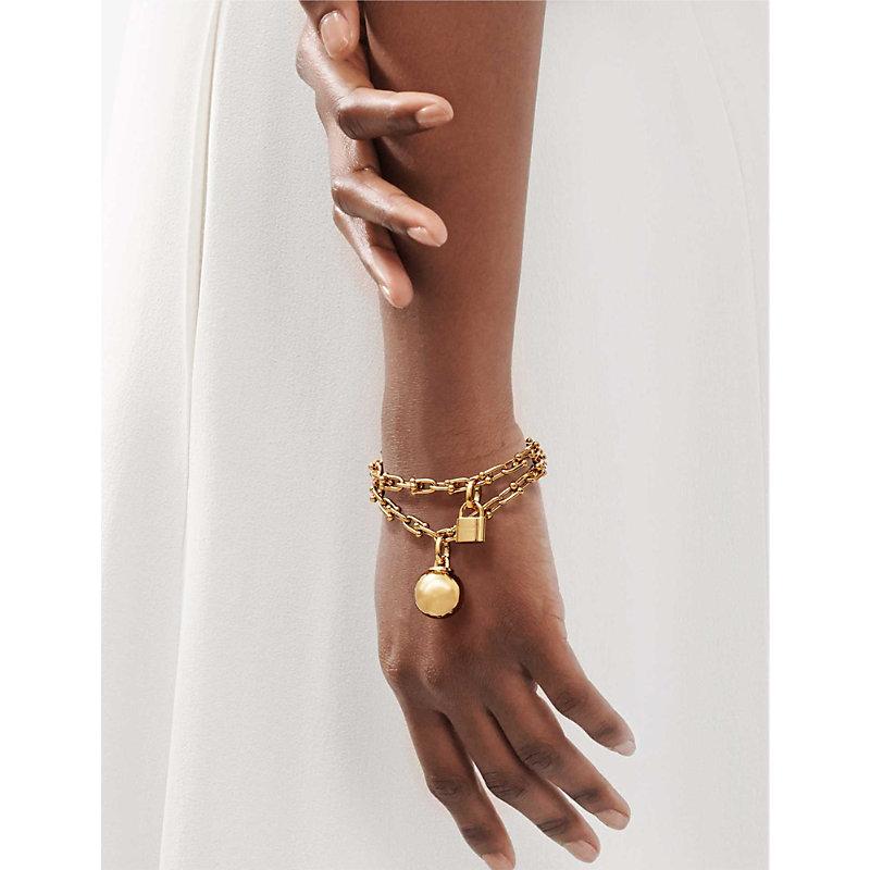 Tiffany Tiffany Hardwear 18Ct- Wrap Bracelet in Metallic