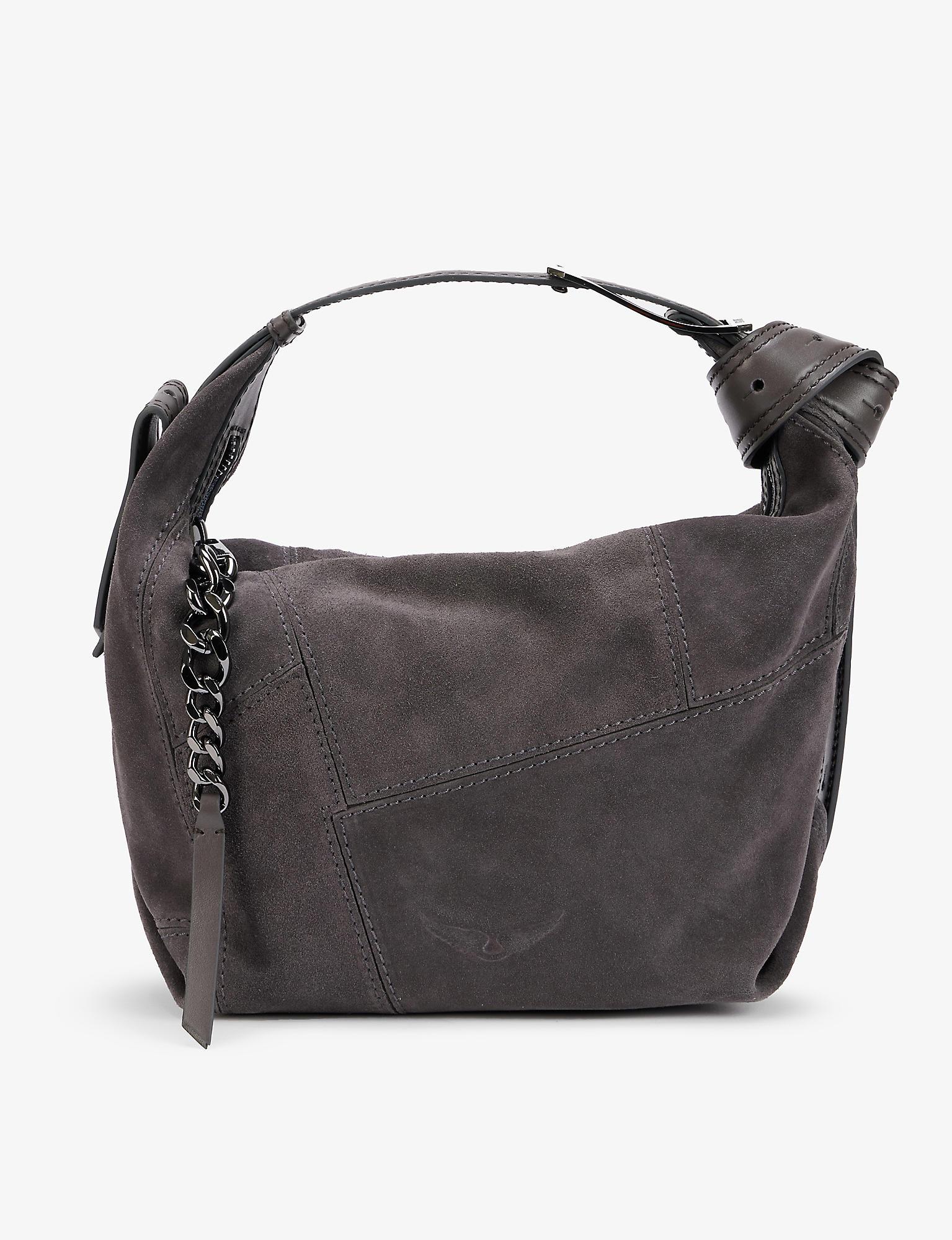 Zadig Voltaire Le Cecilia Suede Shoulder Bag Lyst