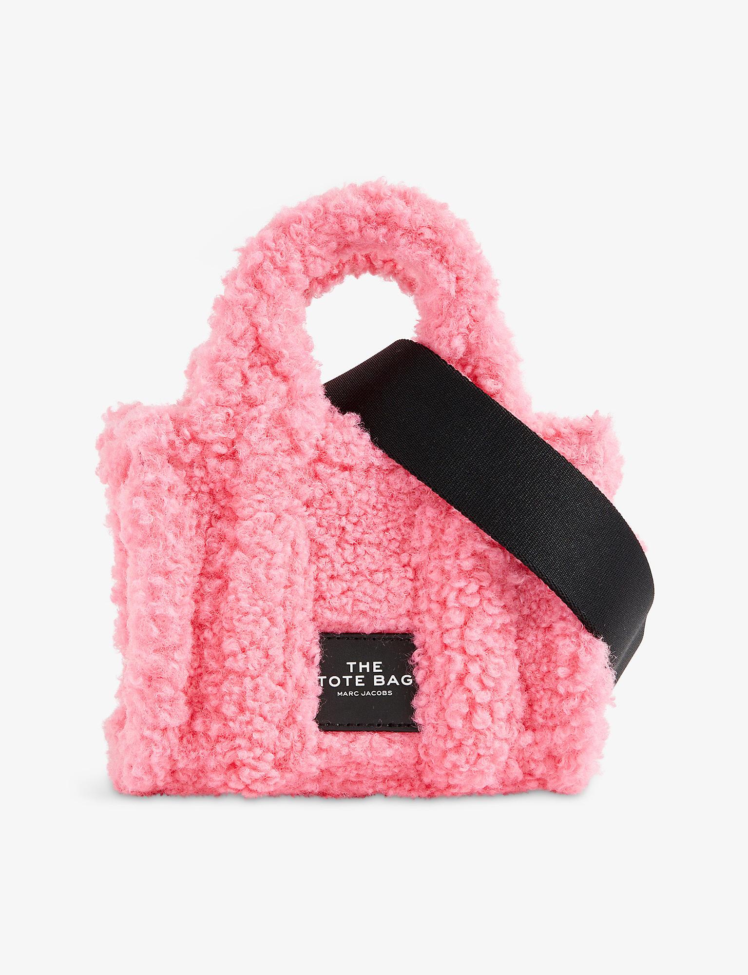 Marc Jacobs The Tote Mini Fleece Tote Bag in Pink