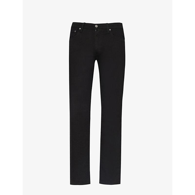 Levi's 511 Slim-fit Stretch-denim Jeans in Black for Men | Lyst
