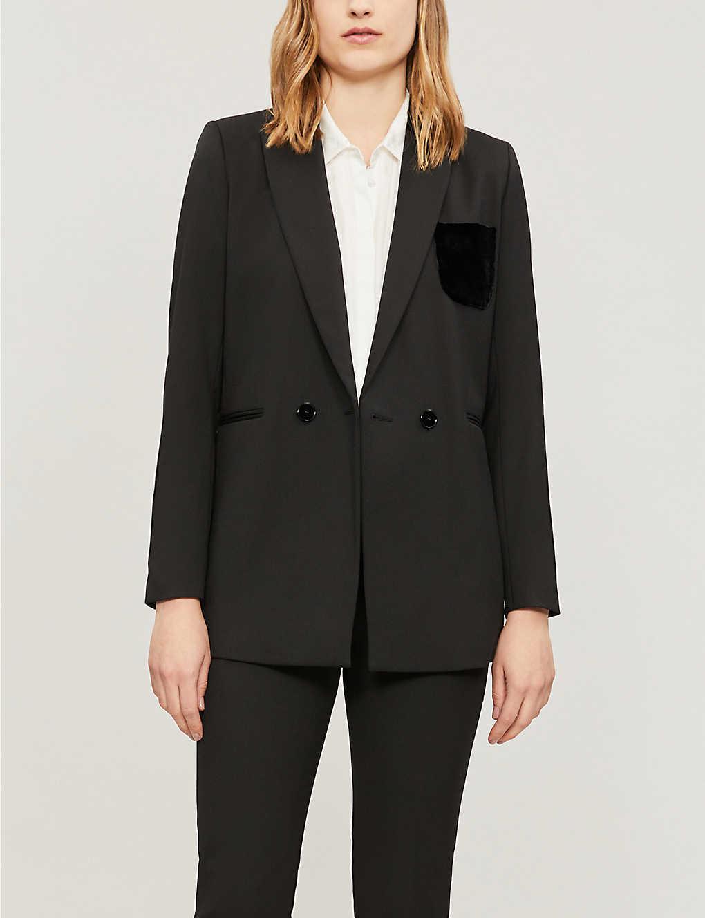 sandro black blazer