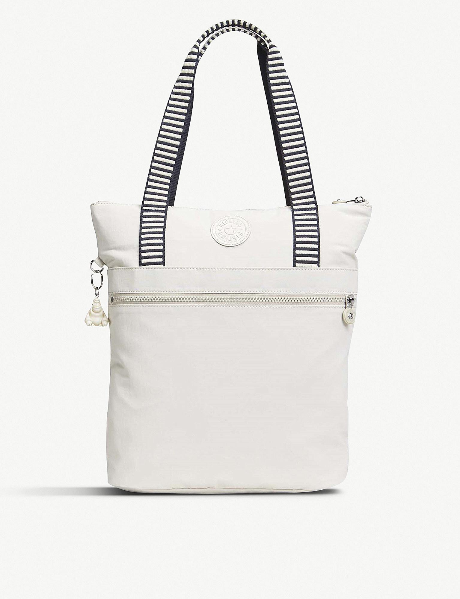 striped kipling bag