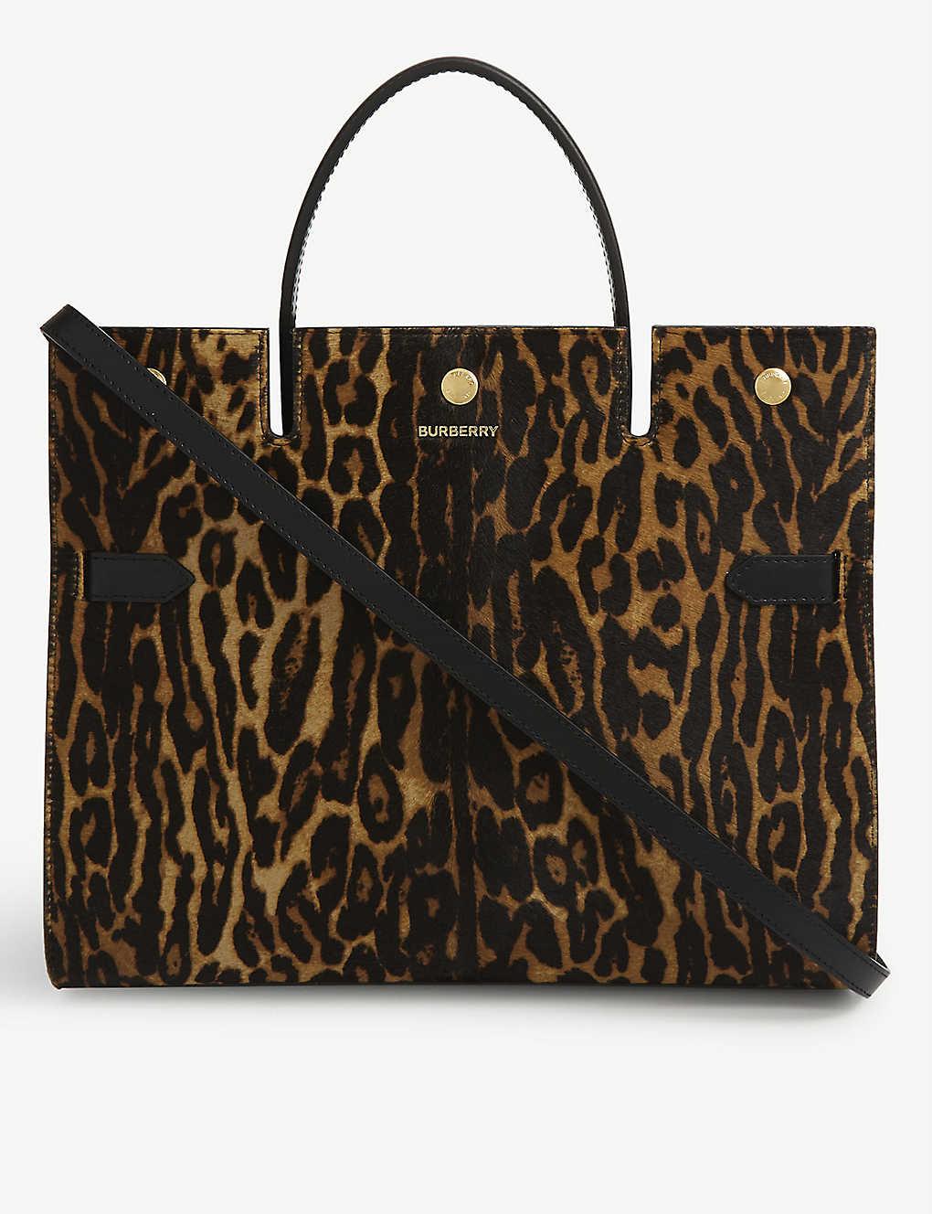 burberry leopard bag