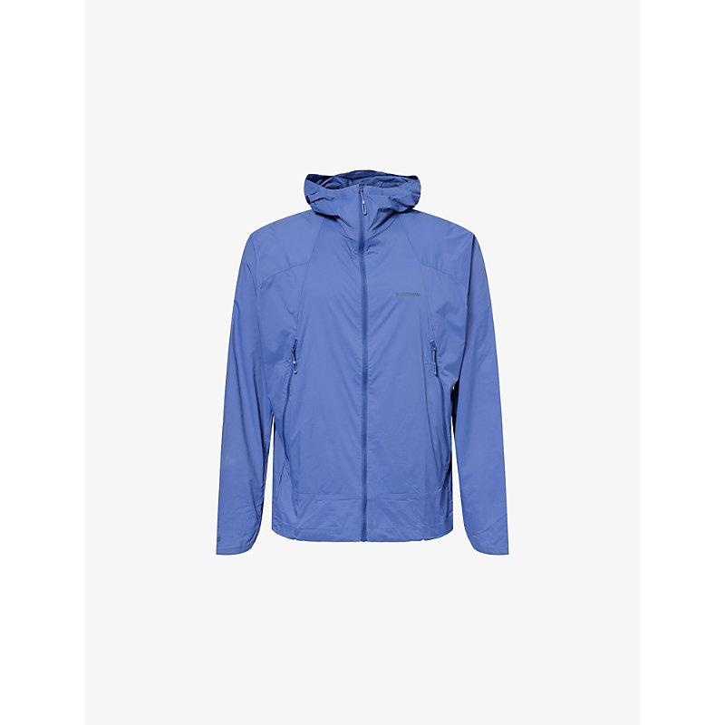 Salomon Outwind Zip-Up Nylon Jacket in Blue for Men | Lyst