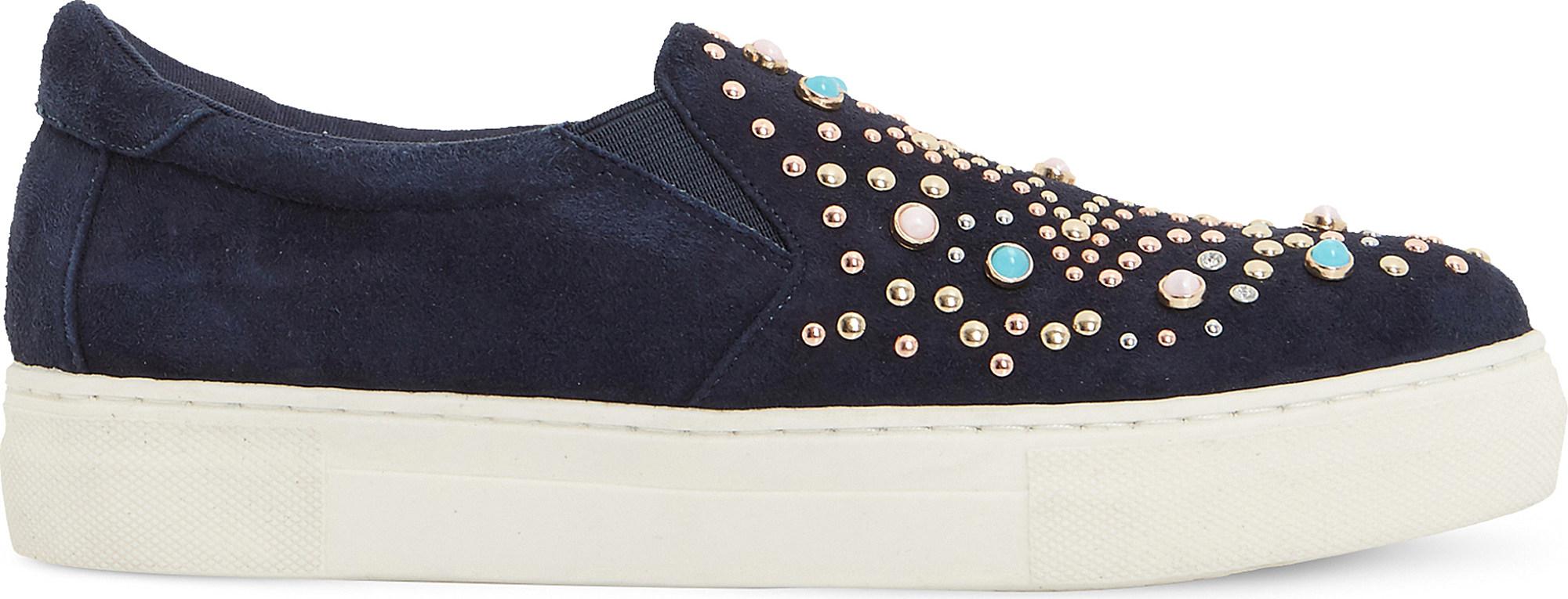 dune blue suede shoes