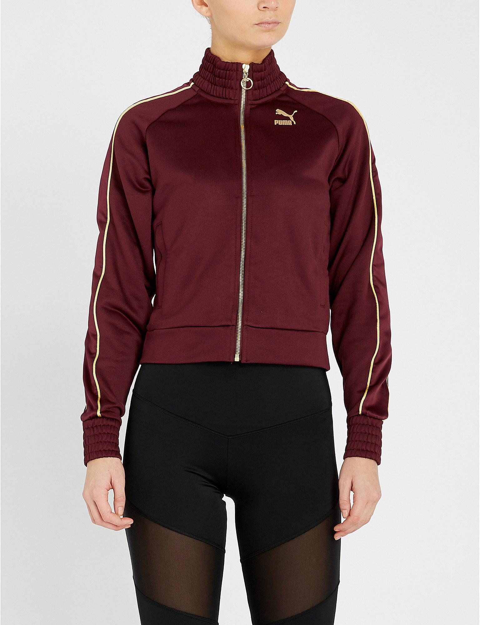 PUMA Synthetic X Kenza Zip-up Jersey Jacket in Red - Lyst