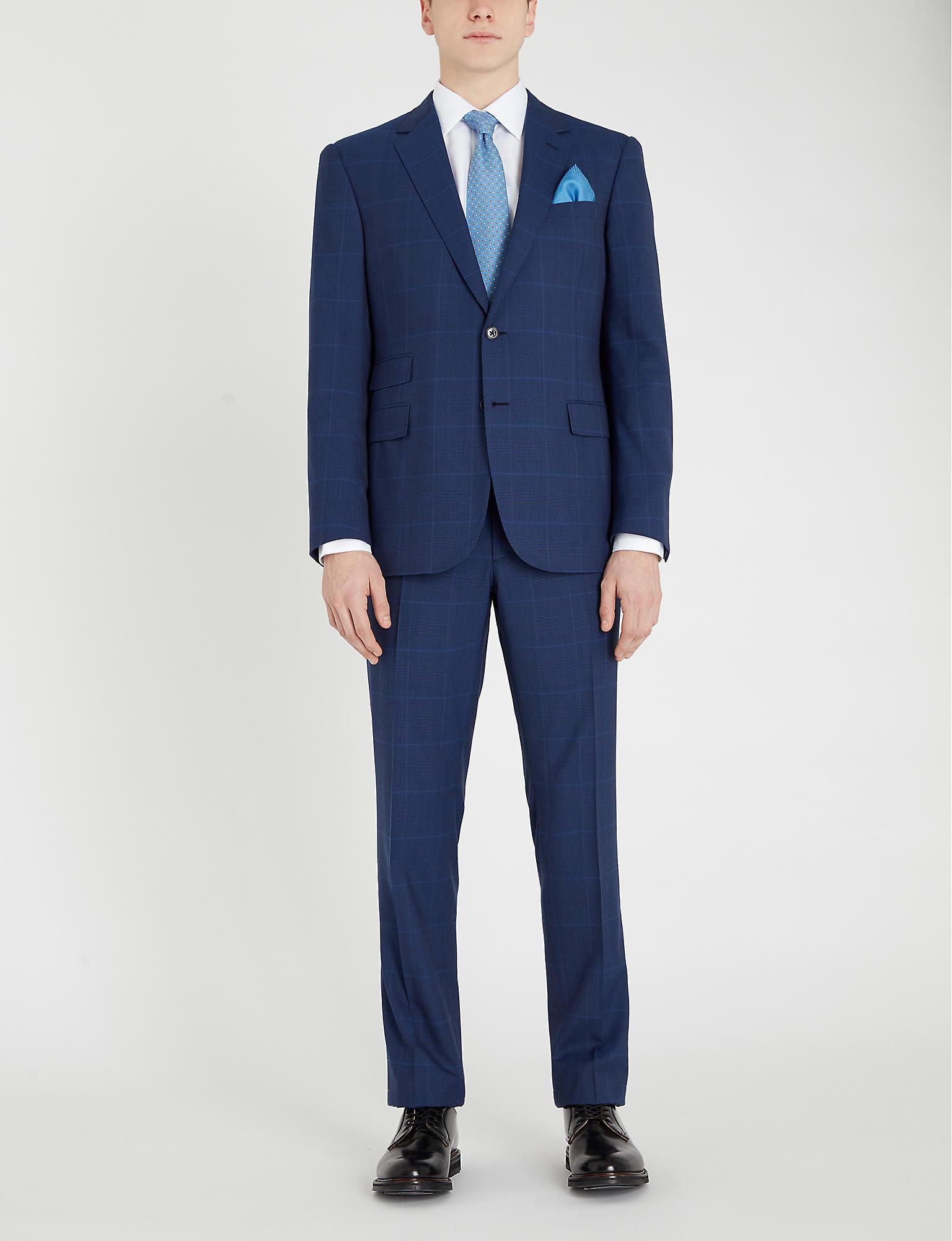 Ralph Lauren Purple Label Douglas Regular-fit Wool Suit in Blue for Men |  Lyst