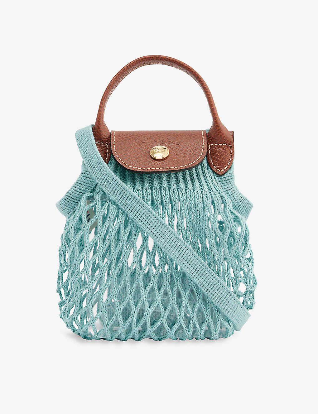 Longchamp Le Pliage Large Shoulder Tote in Lagoon