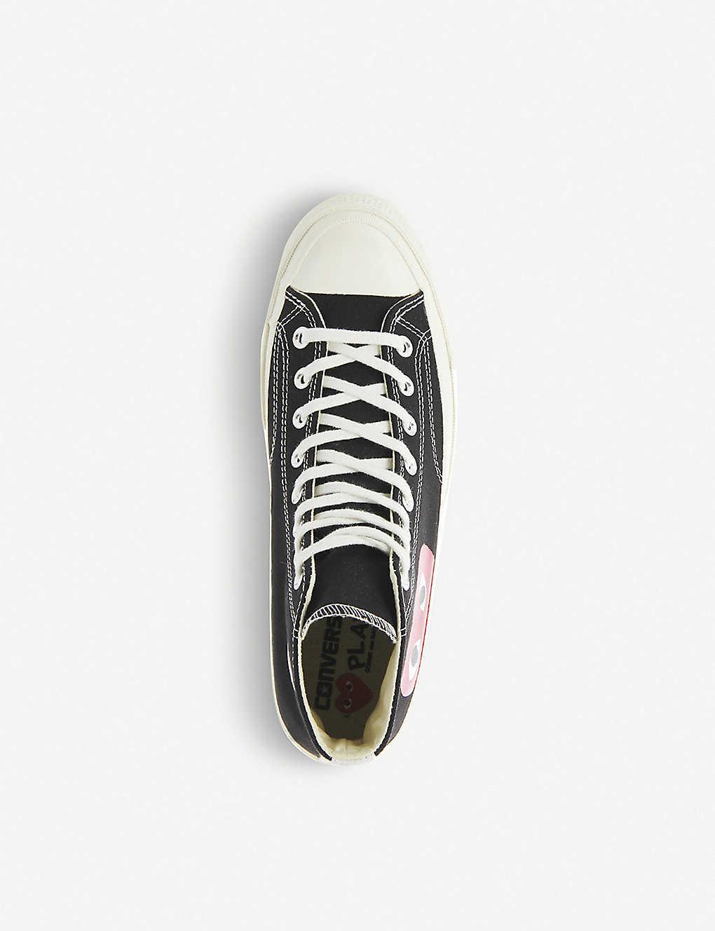 comme des garçons x nike cortez platform sneaker
