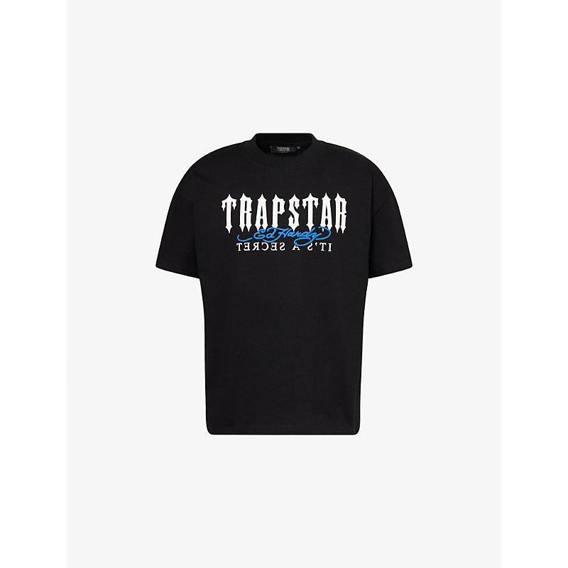 trapstar Tシャツ　xs 希少 Trapstar X Ed Hardy Snake-Print Cotton T-Shirt in Black for Men | Lyst